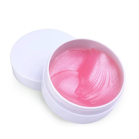 Moisturizing Dark Cirlcles Collagen Hydrogel Under Eye Patches - Pink