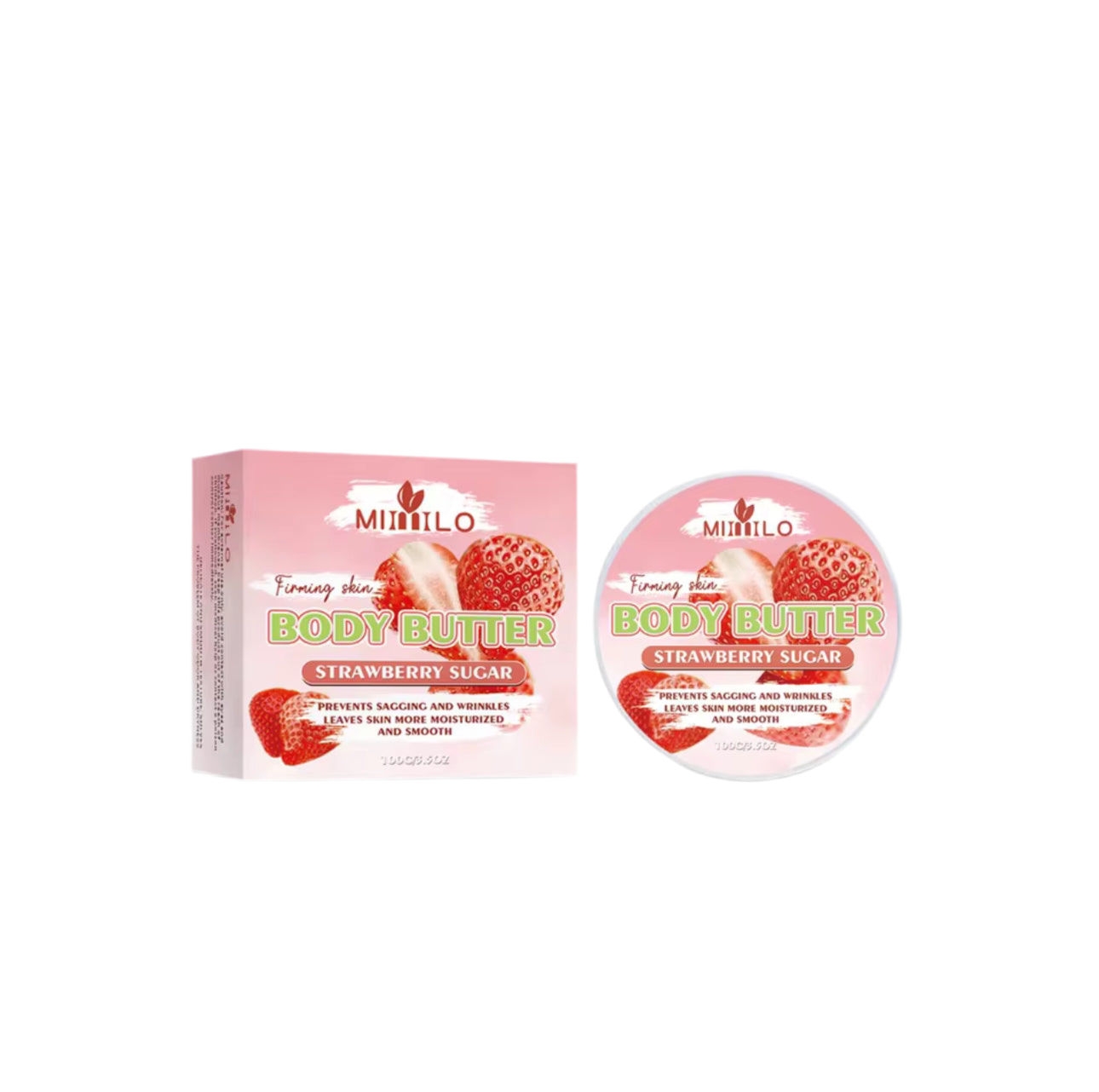 Scented Shimmer Body Butter - Strawberry