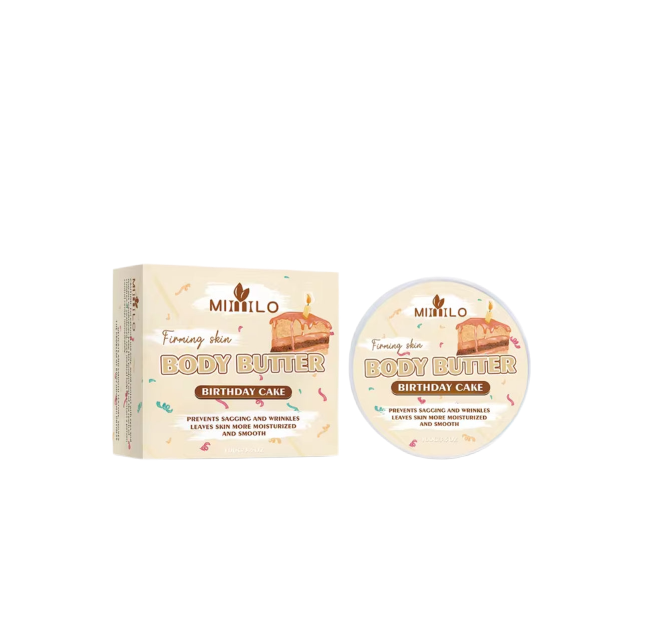 Scented Shimmer Body Butter - Cake