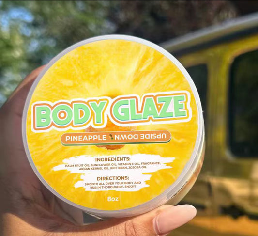 Pineapple upside down Body Glaze